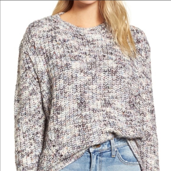 Rails Sweaters - Rails Chunky Knit Multi Color Thread Sweater